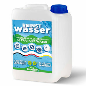 20L Reinstwasser Luvetos, Kanister 20 Liter